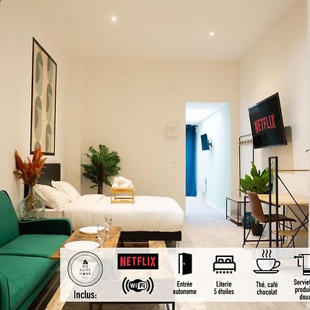 Ng Suitehome - Lille I Roubaix Barbieux I Croix - Balneo - Relax Area - Netflix - Wifi - Kitchenette Extérieur photo