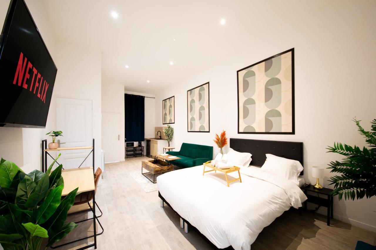 Ng Suitehome - Lille I Roubaix Barbieux I Croix - Balneo - Relax Area - Netflix - Wifi - Kitchenette Extérieur photo